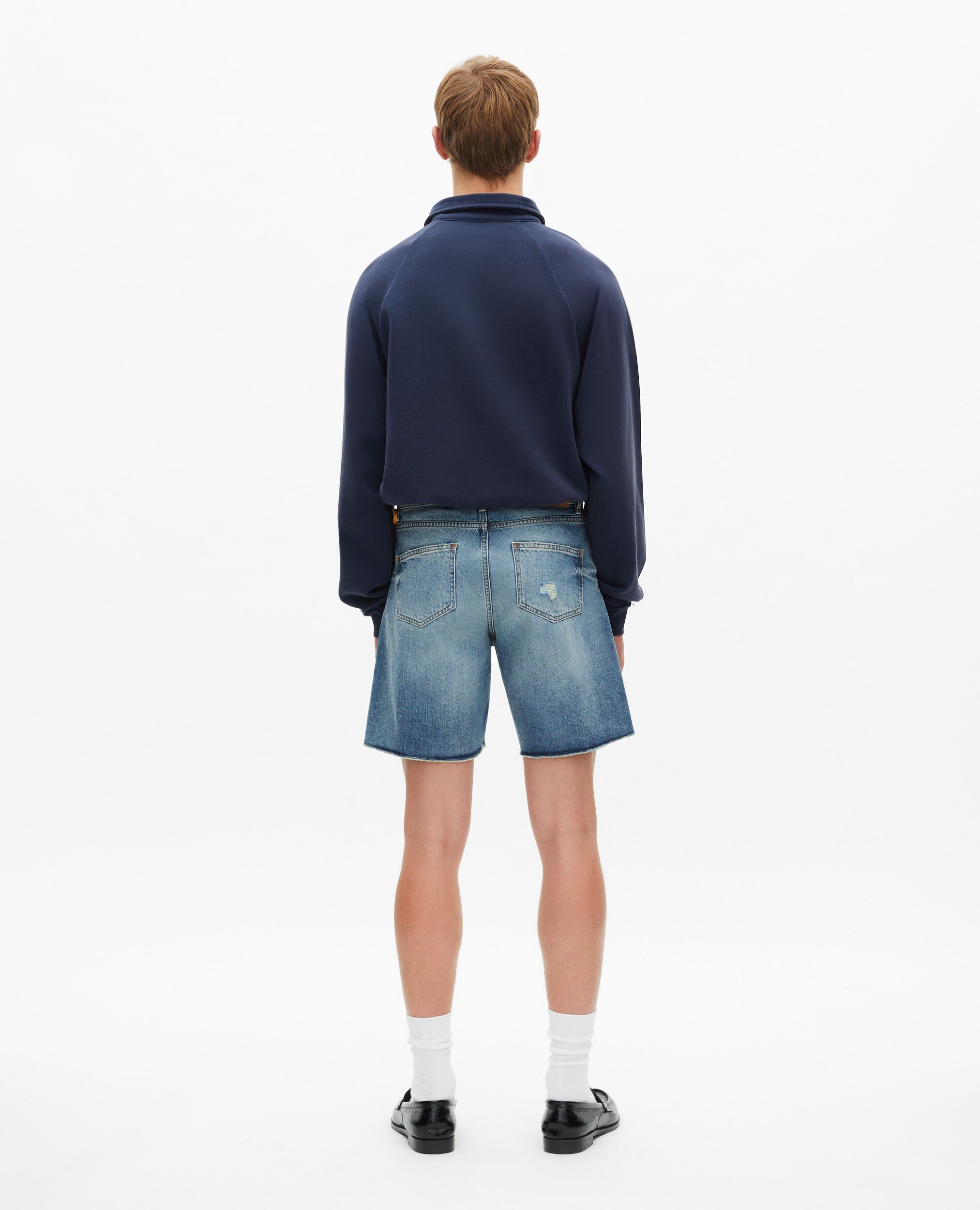 Bermuda en denim bleu, BABY BLUE, hi-res image number null