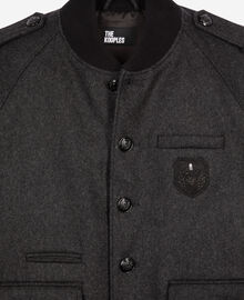 The Kooples HOMME DARK GREY blouson teddy gris