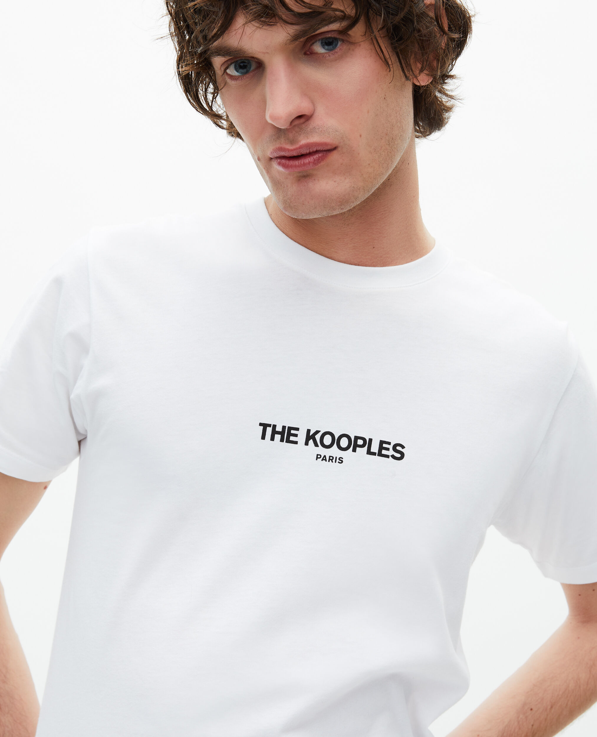 T-shirt avec Logo blanc, WHITE, hi-res image number null