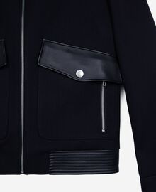 The Kooples HOMME NAVY blouson en laine bleu marine