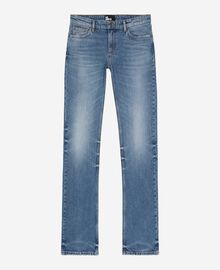 The Kooples FEMME BABY BLUE jean slim long bleu clair