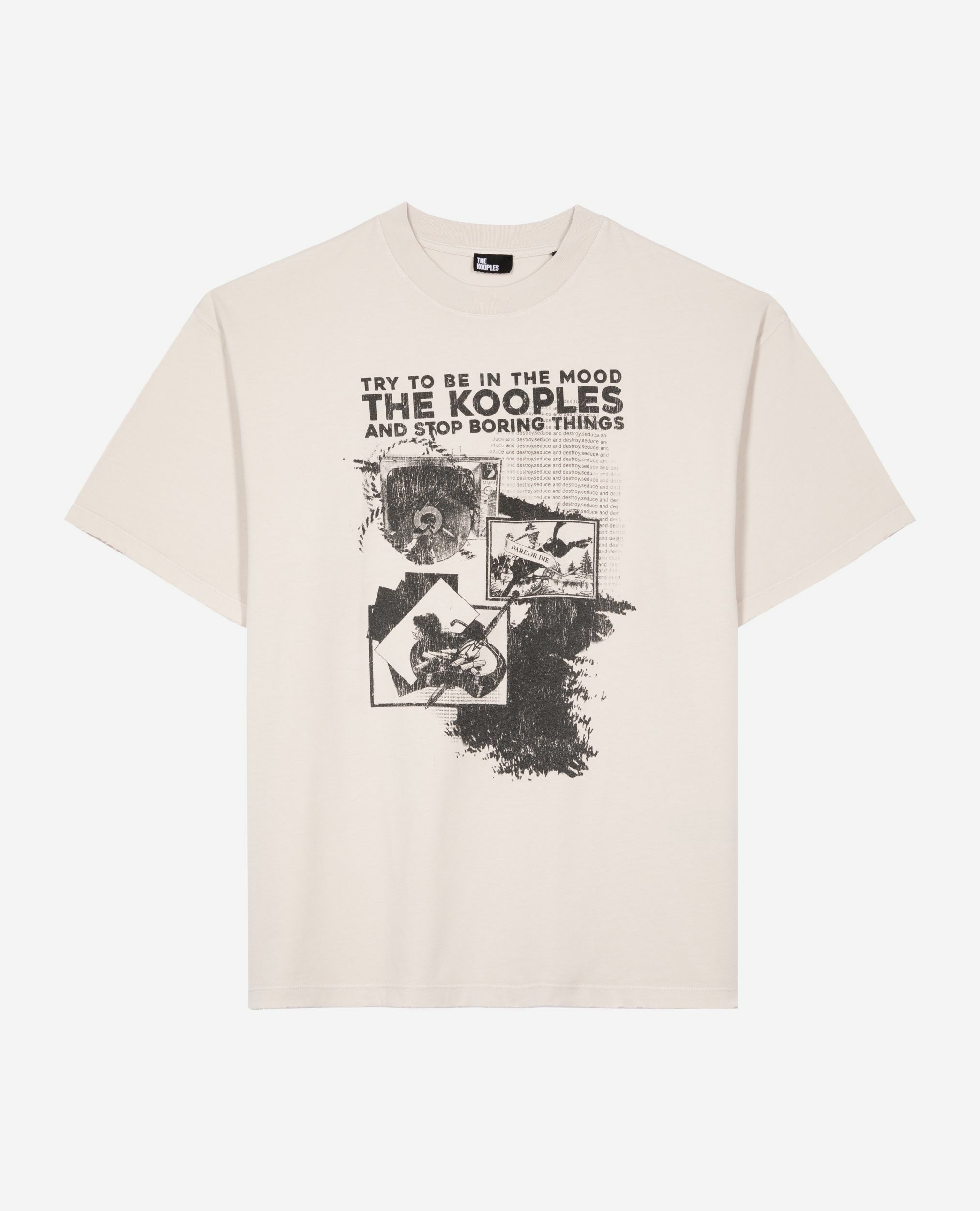 T-shirt avec sérigraphie gris, LIGHT GREY, hi-res image number null