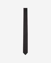 The Kooples HOMME BLACK cravate en soie noire