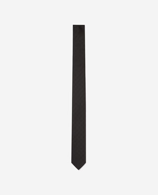 The Kooples HOMME BLACK cravate en soie noire