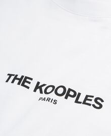 The Kooples FEMME WHITE t-shirt logo blanc