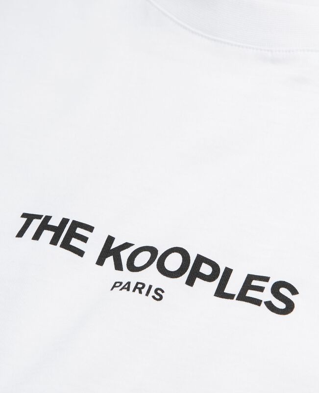 The Kooples FEMME WHITE t-shirt logo blanc