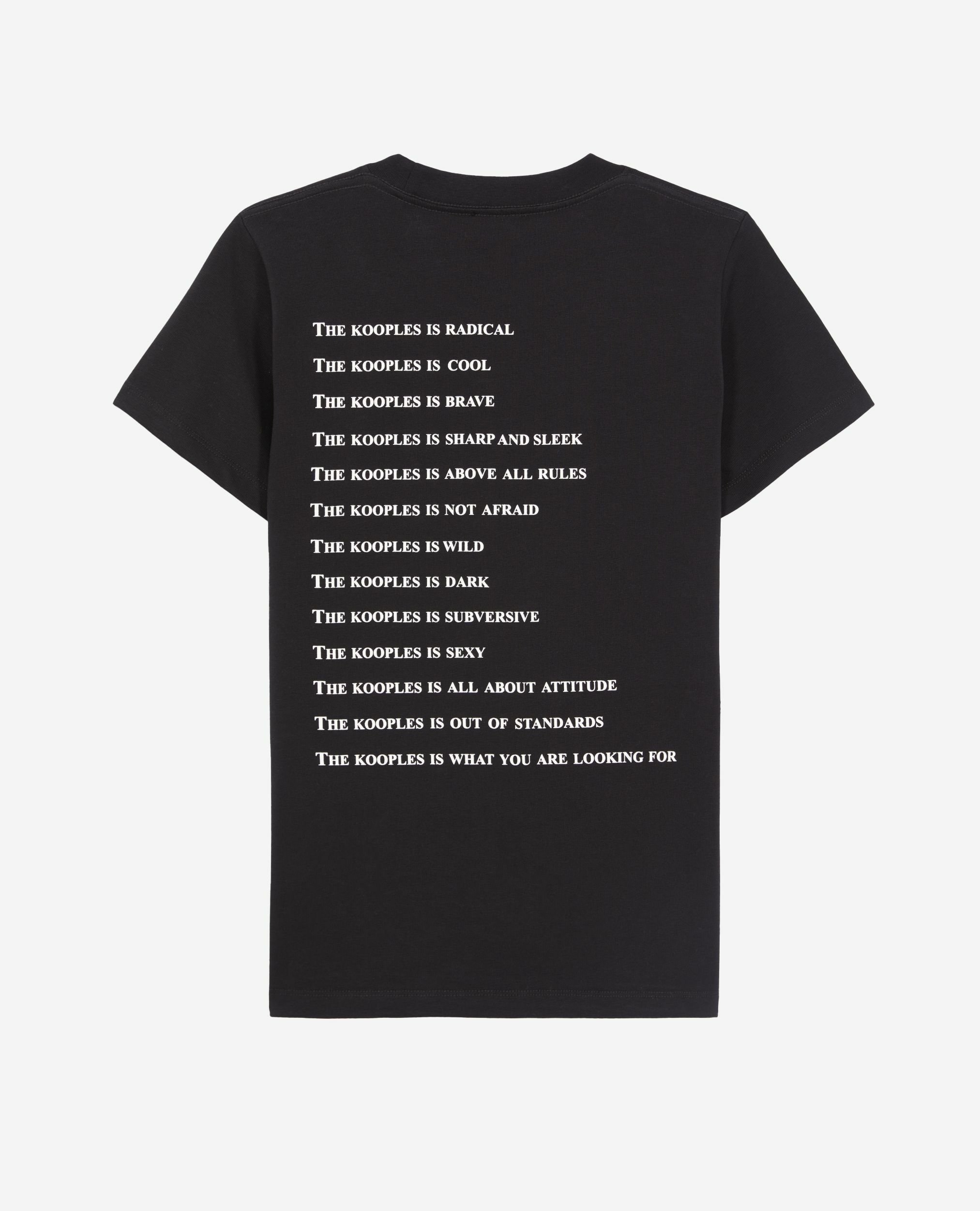 T-shirt What is effet néon noir, BLACK, hi-res image number null