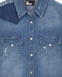 The Kooples FEMME USED chemise en denim bleue
