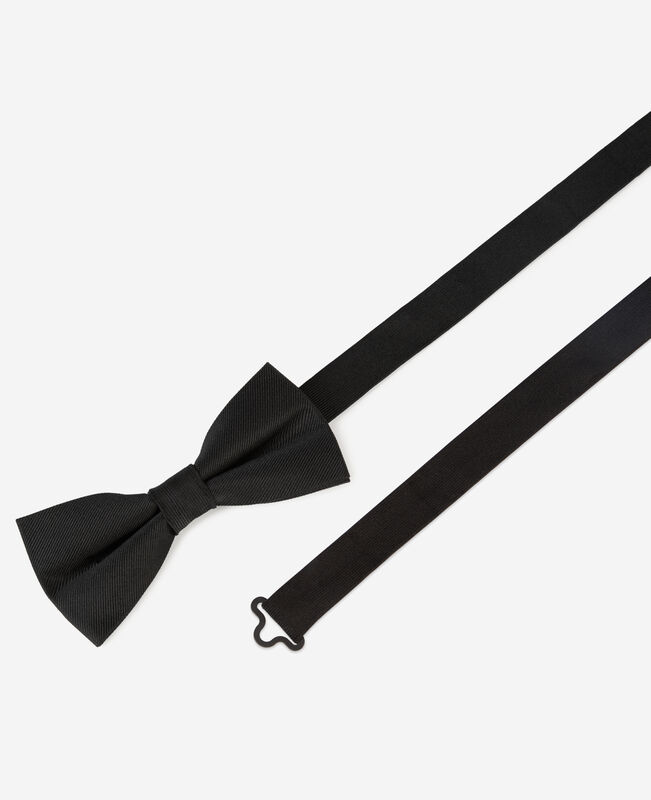 The Kooples HOMME BLACK nœud papillon en soie noir