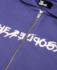 The Kooples FEMME BLUE ATLANTIQUE sweatshirt à capuche what is violet