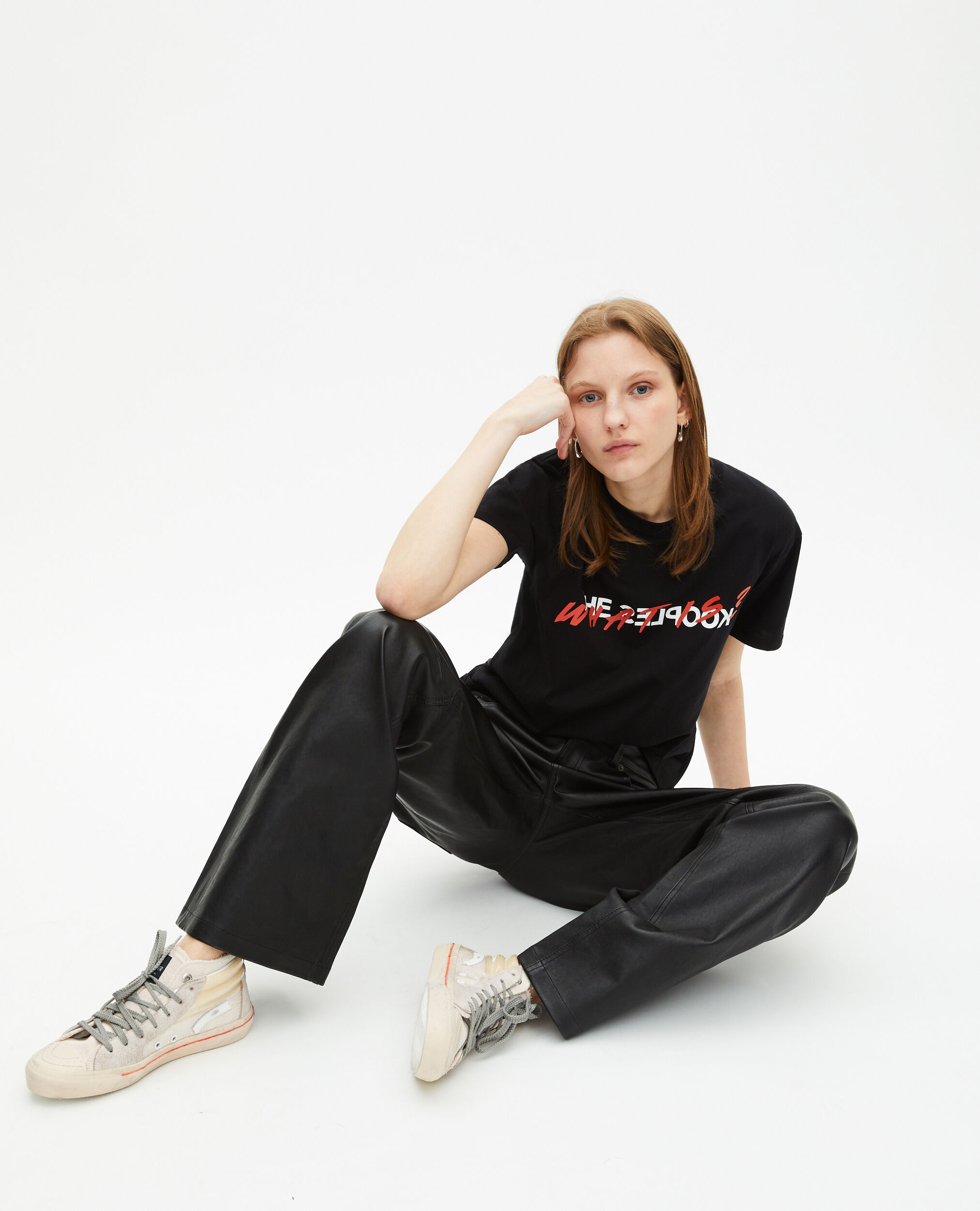 Sneakers montantes The Kooples X Hidn-Ander écrues, ECRU, hi-res image number null