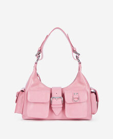 The Kooples FEMME BABY PINK sac amelia en cuir rose