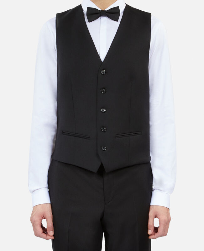 The Kooples HOMME BLACK nœud papillon en soie noir
