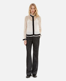 The Kooples FEMME ECRU chemise en dentelle écrue