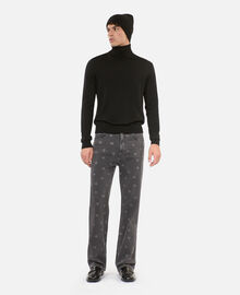 The Kooples HOMME BLACK pull en laine noire