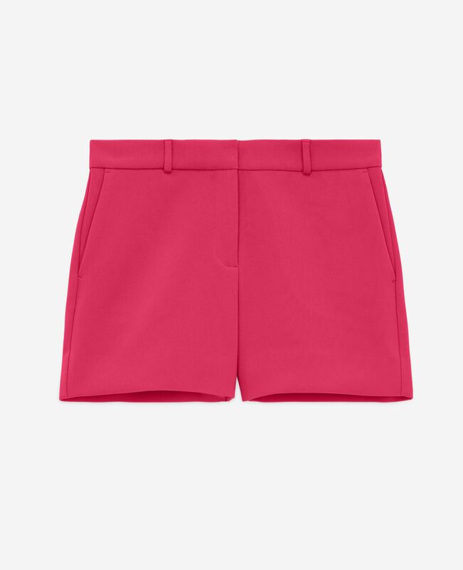 The Kooples FEMME PINK short tailleur rose en crêpe