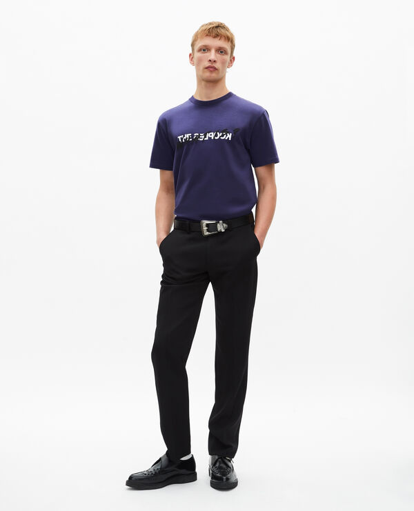The Kooples HOMME BLUE ATLANTIQUE t-shirt what is bleu nuit