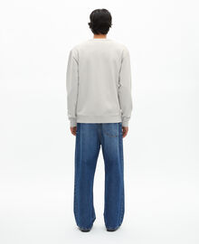 The Kooples HOMME LIGHT GREY cardigan boutonné en jersey gris
