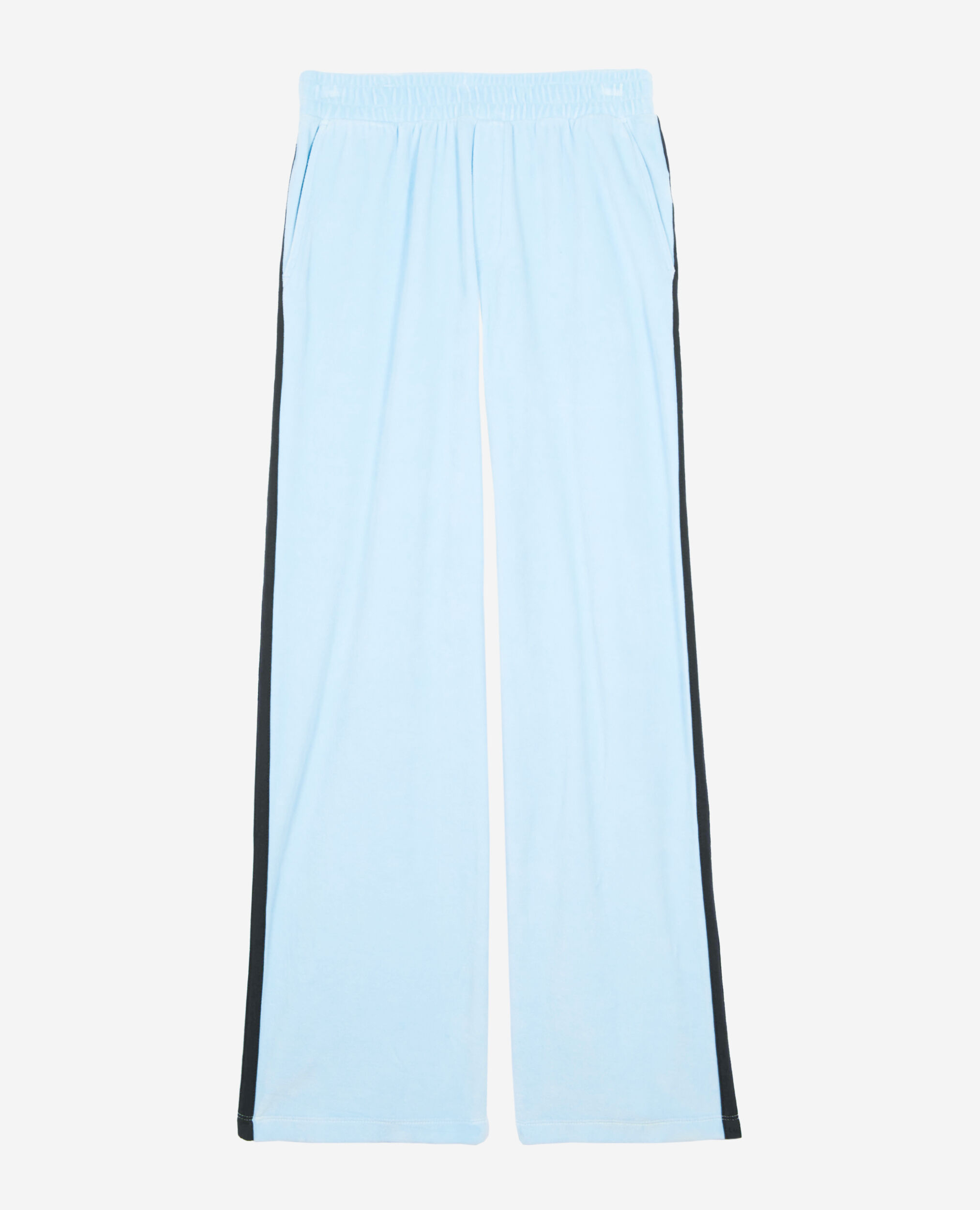 Bas de jogging en velours bleu clair, BABY BLUE, hi-res image number null