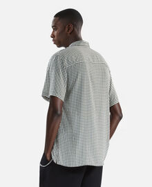 The Kooples HOMME BLACK WHITE chemise manches courtes imprimé fleuri