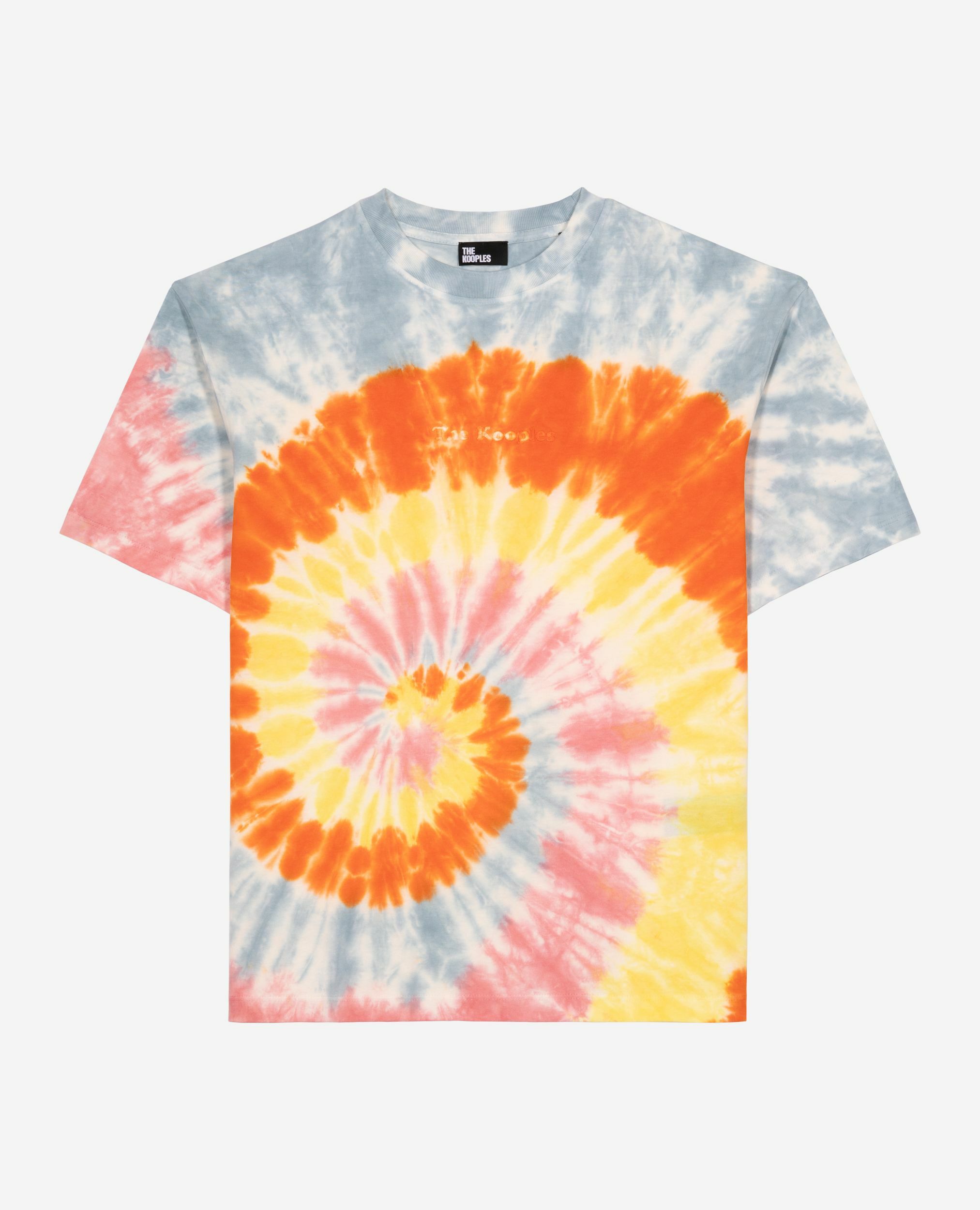 T-shirt tie and dye multicolor, BABY BLUE, hi-res image number null