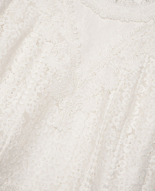 The Kooples FEMME ECRU top en dentelle écru
