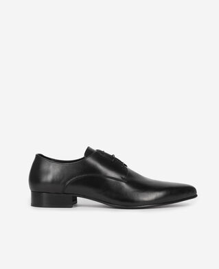 The Kooples HOMME BLACK derbies en cuir noir