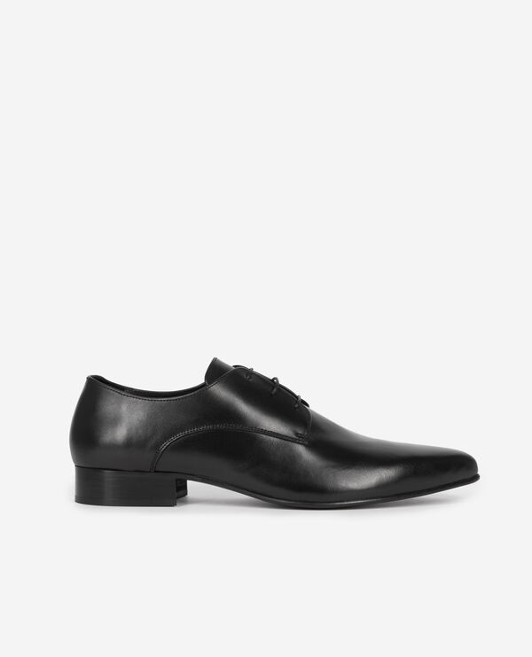 The Kooples HOMME BLACK derbies en cuir noir
