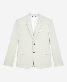 The Kooples HOMME ECRU veste de costume en coton - lin écrue