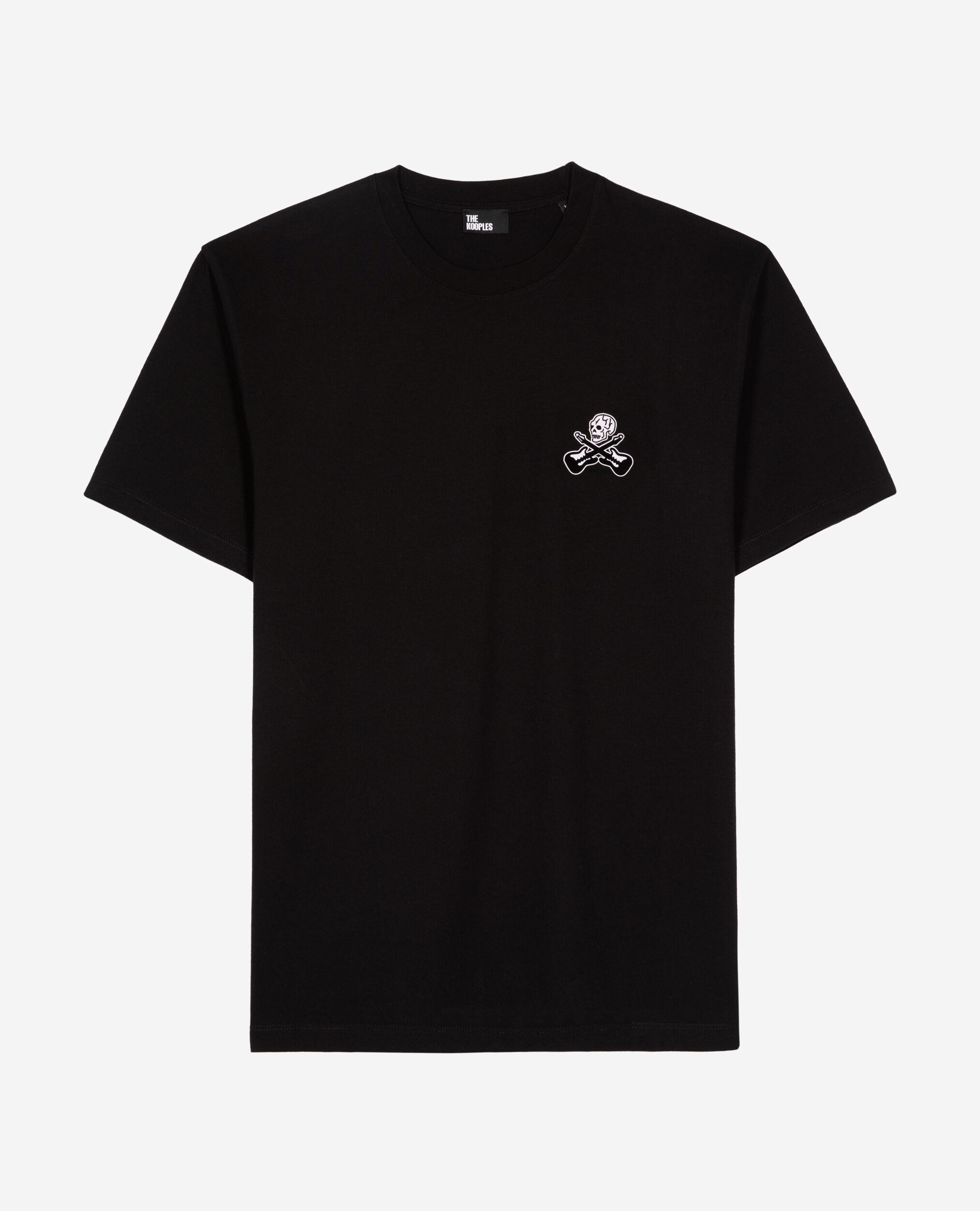 T-shirt avec flocage noir, BLACK, hi-res image number null