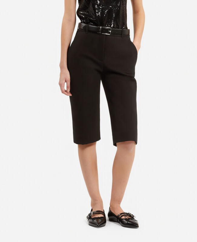 The Kooples FEMME BLACK bermuda capri noir