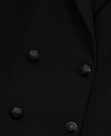 The Kooples FEMME BLACK robe tailleur courte noire