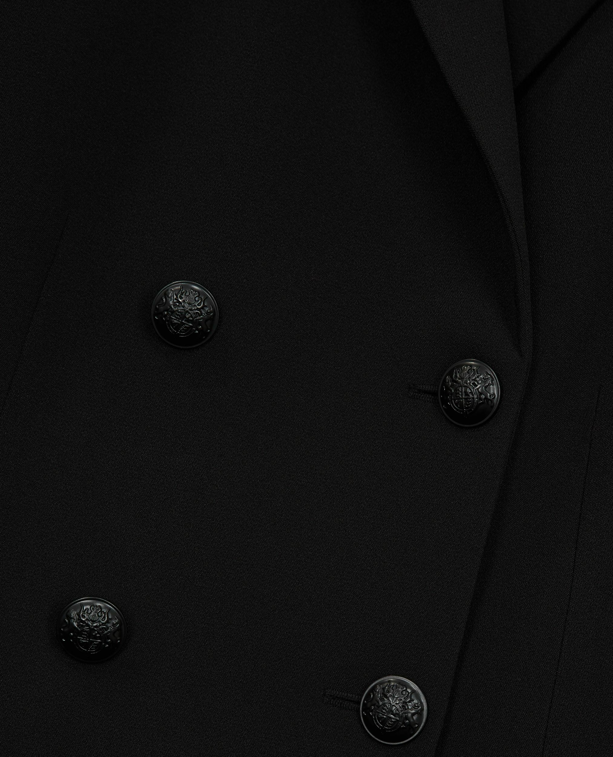 Robe tailleur courte noire, BLACK, hi-res image number null