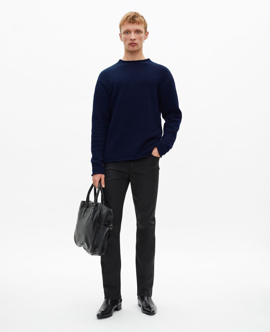 The Kooples HOMME DARK NAVY pull en laine marine