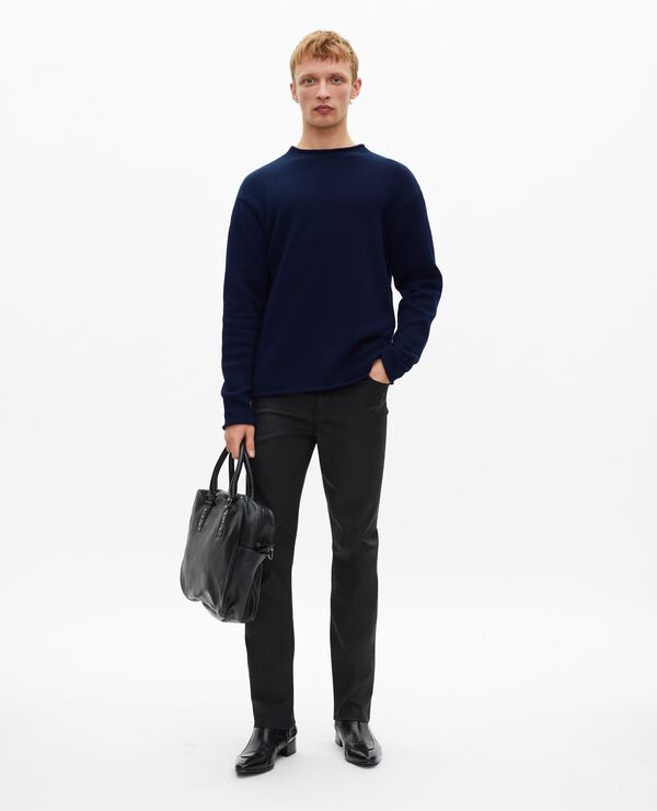 The Kooples HOMME DARK NAVY pull en laine marine