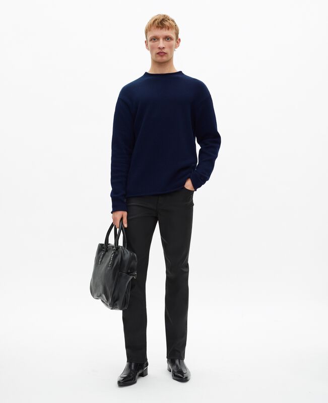 The Kooples HOMME DARK NAVY pull en laine marine