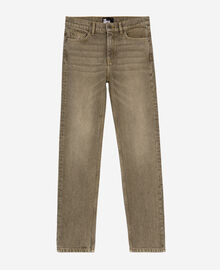 The Kooples FEMME OLIVE jean slim olive