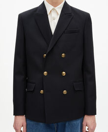 The Kooples HOMME DARK NAVY veste en laine bleu marine