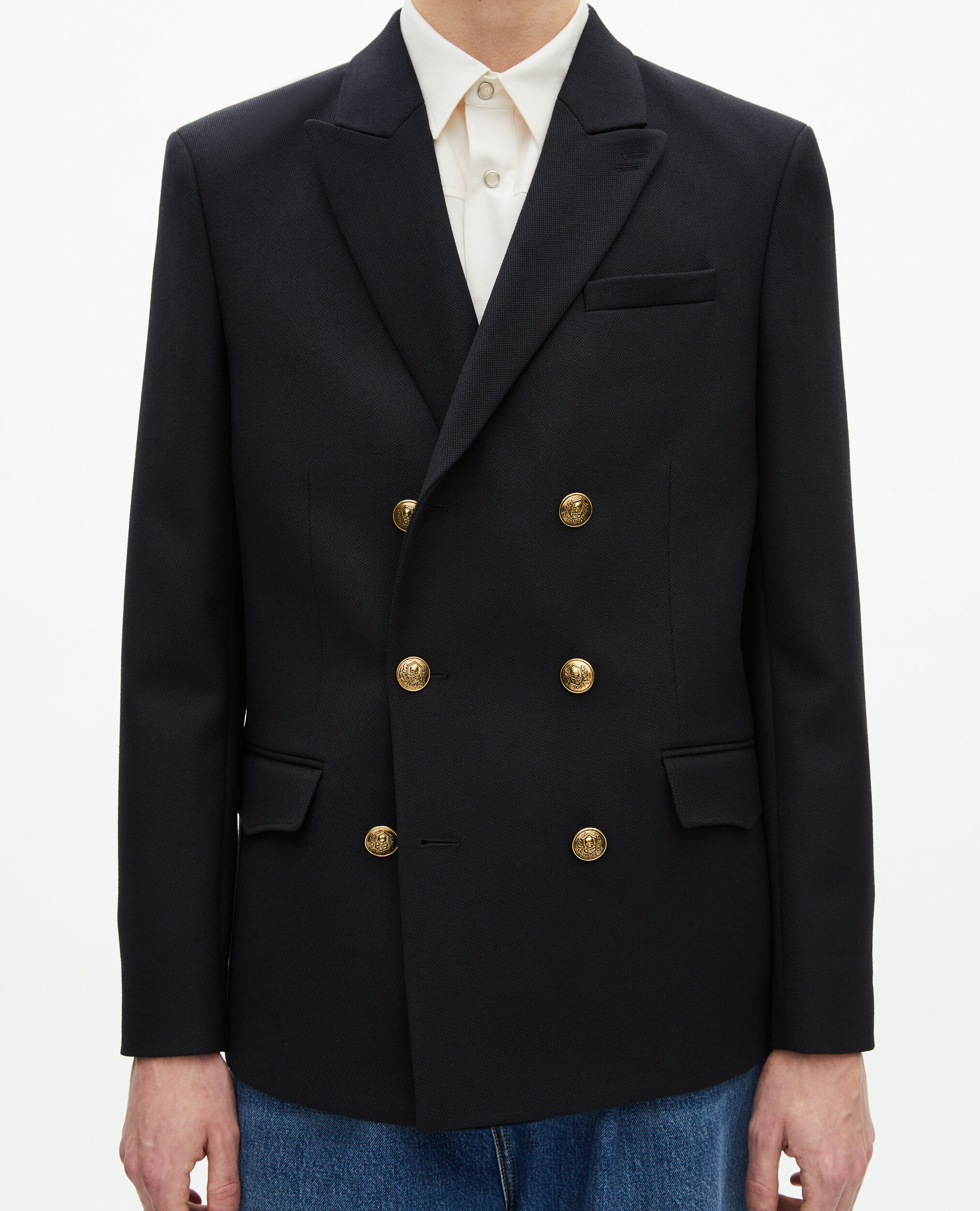 Veste en laine bleu marine, DARK NAVY, hi-res image number null