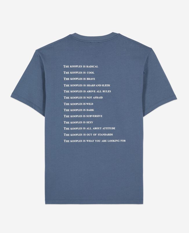 The Kooples HOMME DARK NAVY / DARK NAVY t-shirt what is bleu foncé