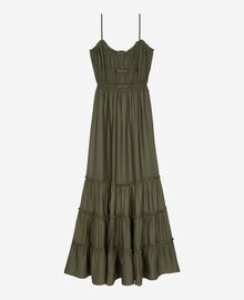 The Kooples FEMME KAKI STONE robe longue avec nœuds kaki
