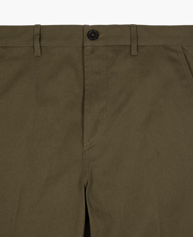 The Kooples HOMME KAKI pantalon droit kaki