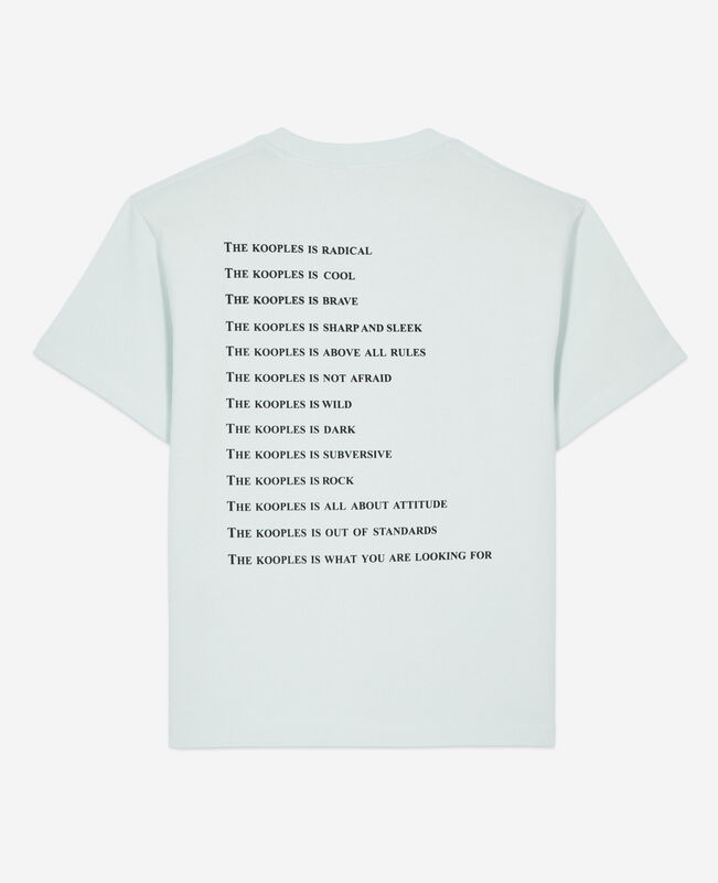 The Kooples FEMME BABY BLUE t-shirt what is bleu clair