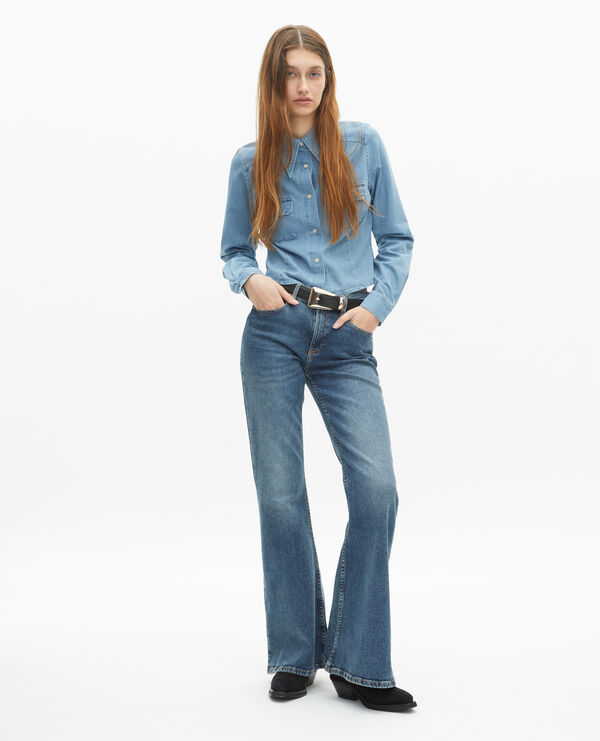 The Kooples FEMME BABY BLUE chemise en denim