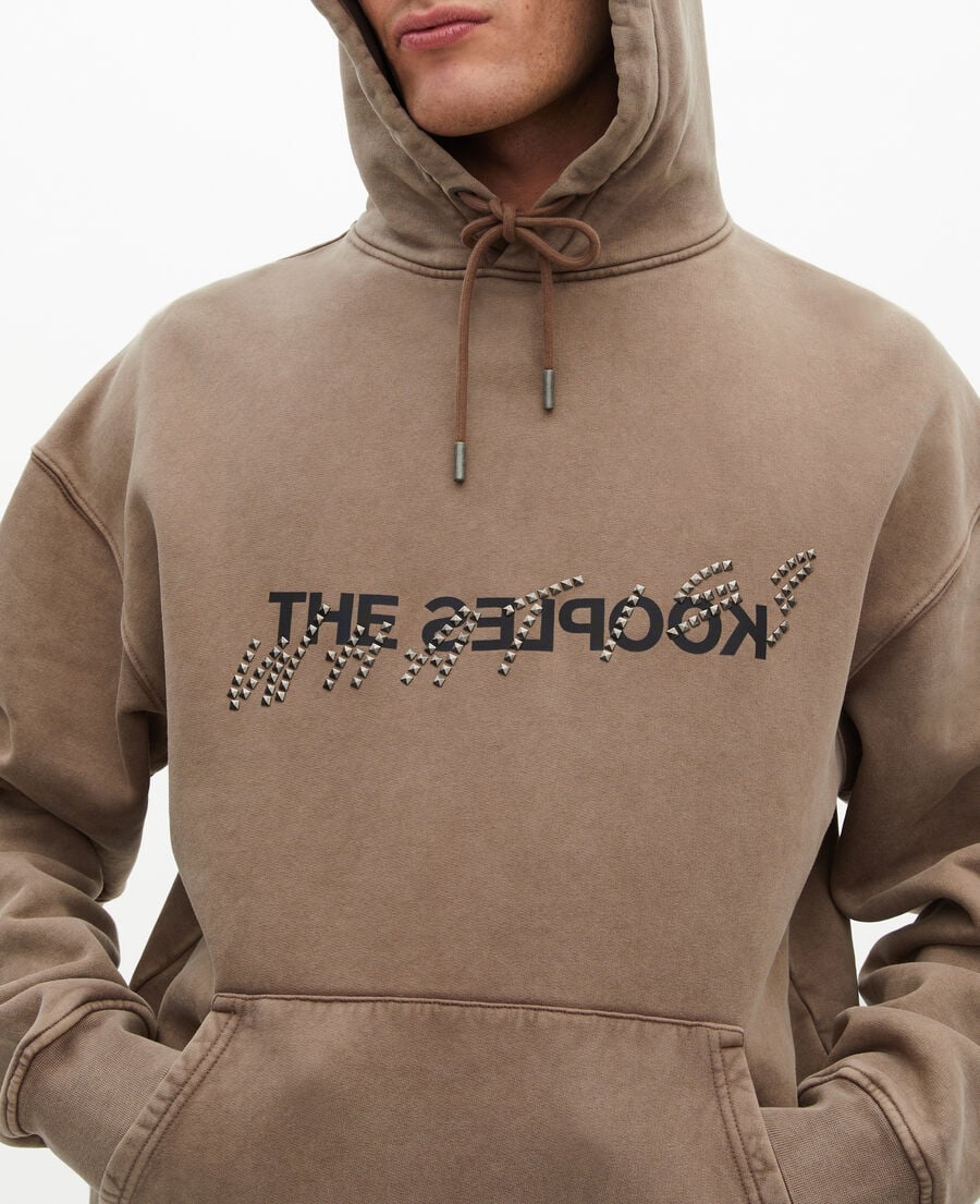 The Kooples HERREN CHOCOLATE what is kapuzen-sweatshirt hellbraun