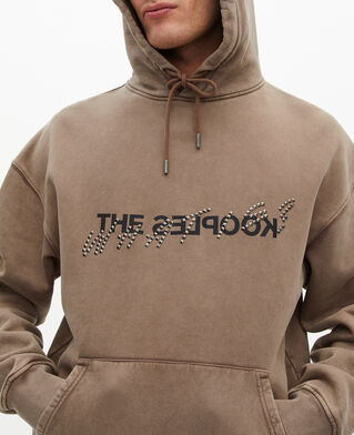 The Kooples HERREN CHOCOLATE what is kapuzen-sweatshirt hellbraun