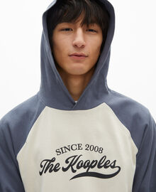 The Kooples HOMME BEIGE GREY t-shirt manches longues avec logo beige