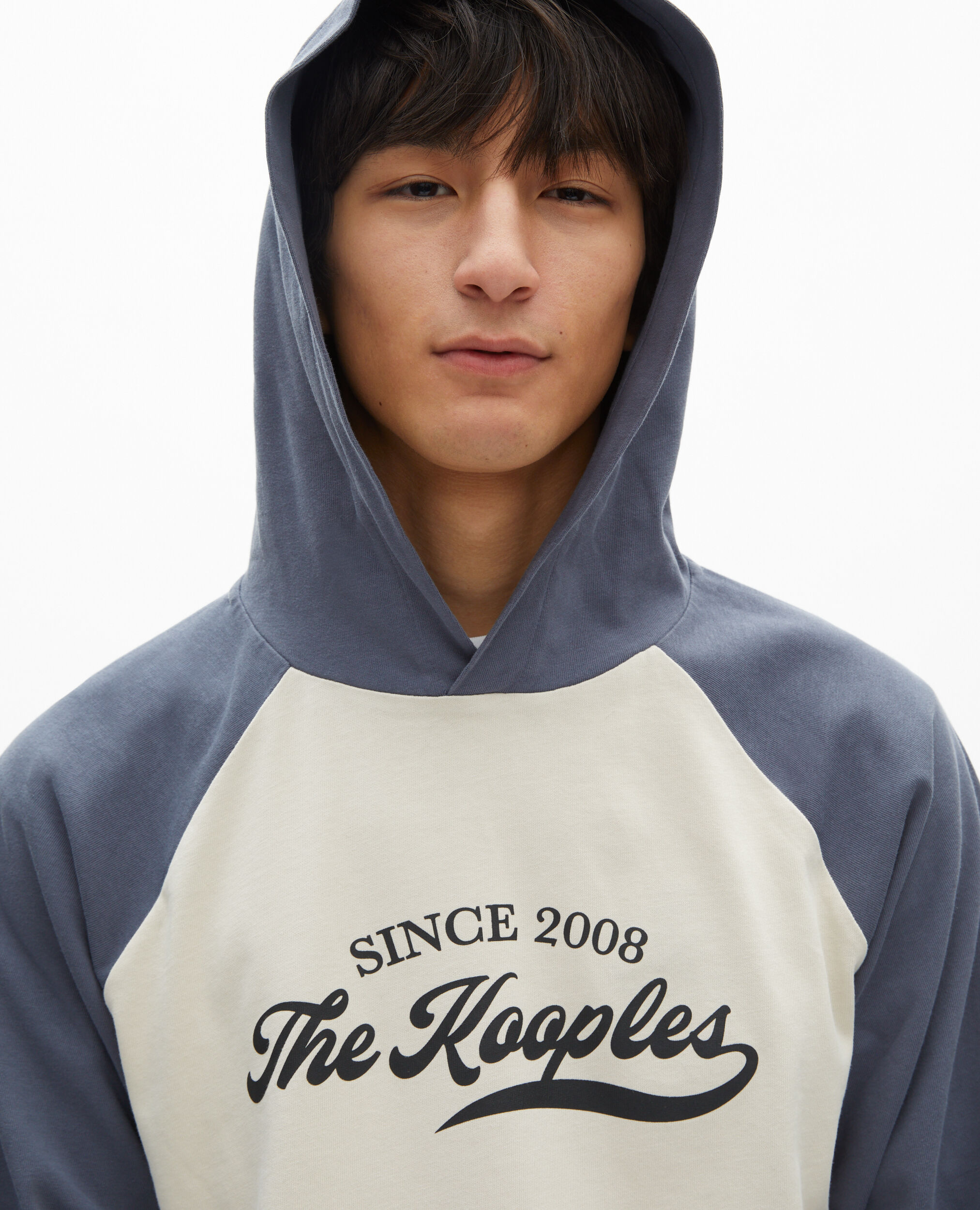 T-shirt manches longues avec logo beige, BEIGE GREY, hi-res image number null