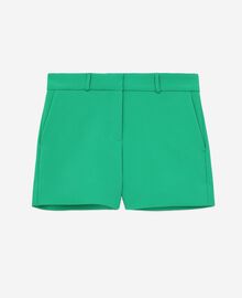 The Kooples FEMME GREEN short tailleur vert en crêpe