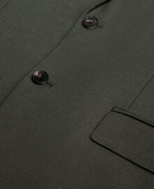 The Kooples HOMME KAKI veste de costume en laine kaki coupe ajustée